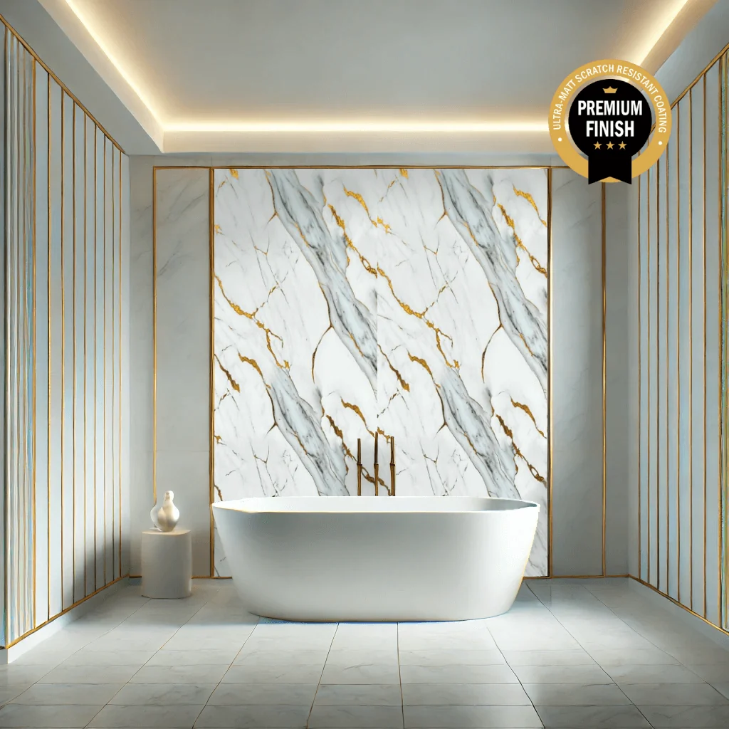 10mm Deluxe Grey Ultra Matt Shower Panel 1M x 2.4M - Image 5