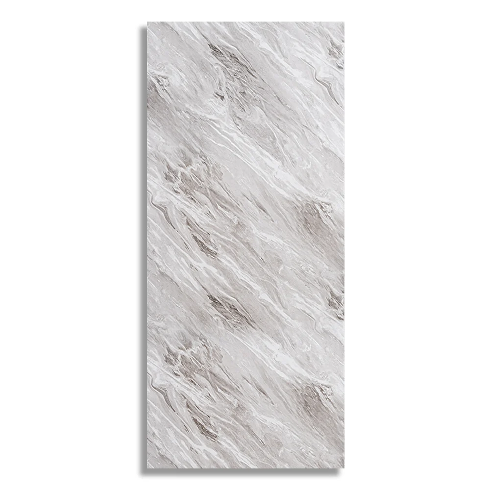 10mm Light Grey Marble Gloss Shower Panel 1M x 2.4M - Image 4