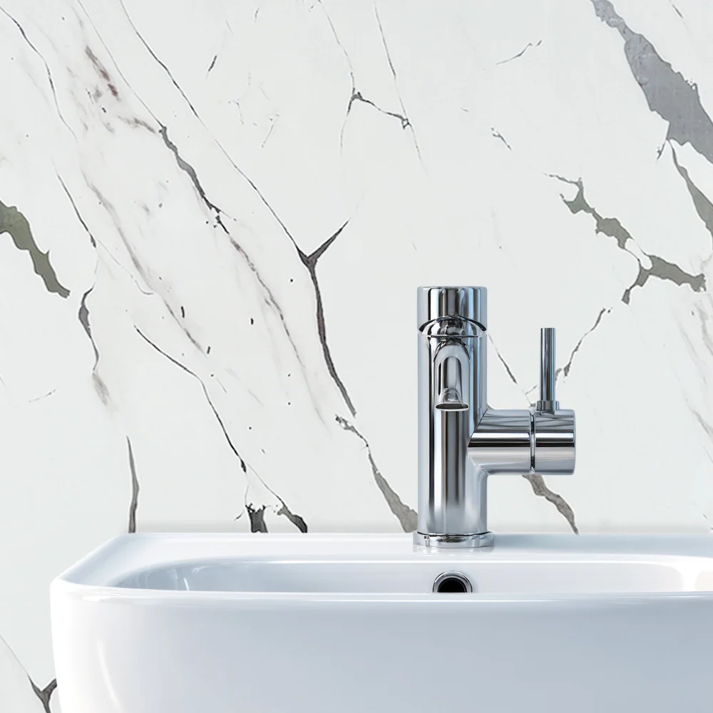 10mm Silvara Marble Gloss Shower Panel 1M x 2.4M - Image 5