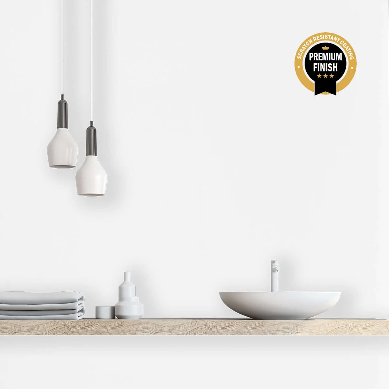 10mm White Ultra Matt Shower Panel 1M x 2.4M - Image 5