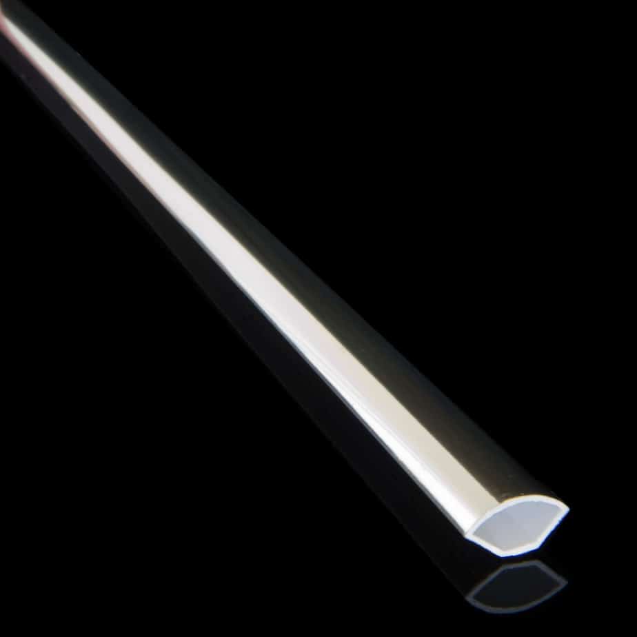 18mm Chrome Internal Corner Quadrant Trim - Image 3