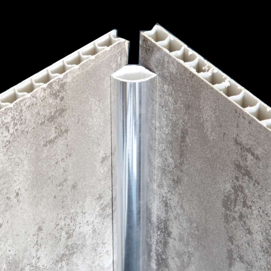 18mm Chrome Internal Corner Quadrant Trim - Image 4