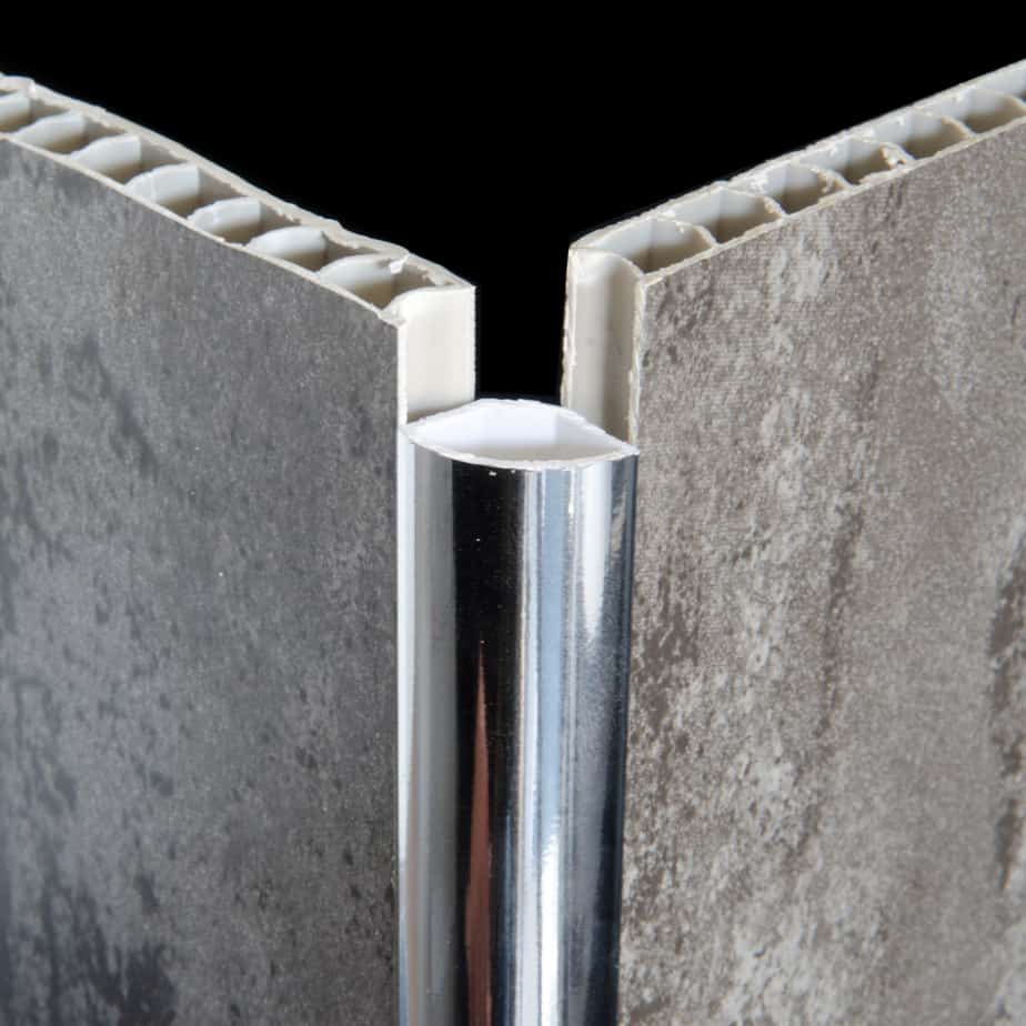 18mm Chrome Internal Corner Quadrant Trim - Image 6