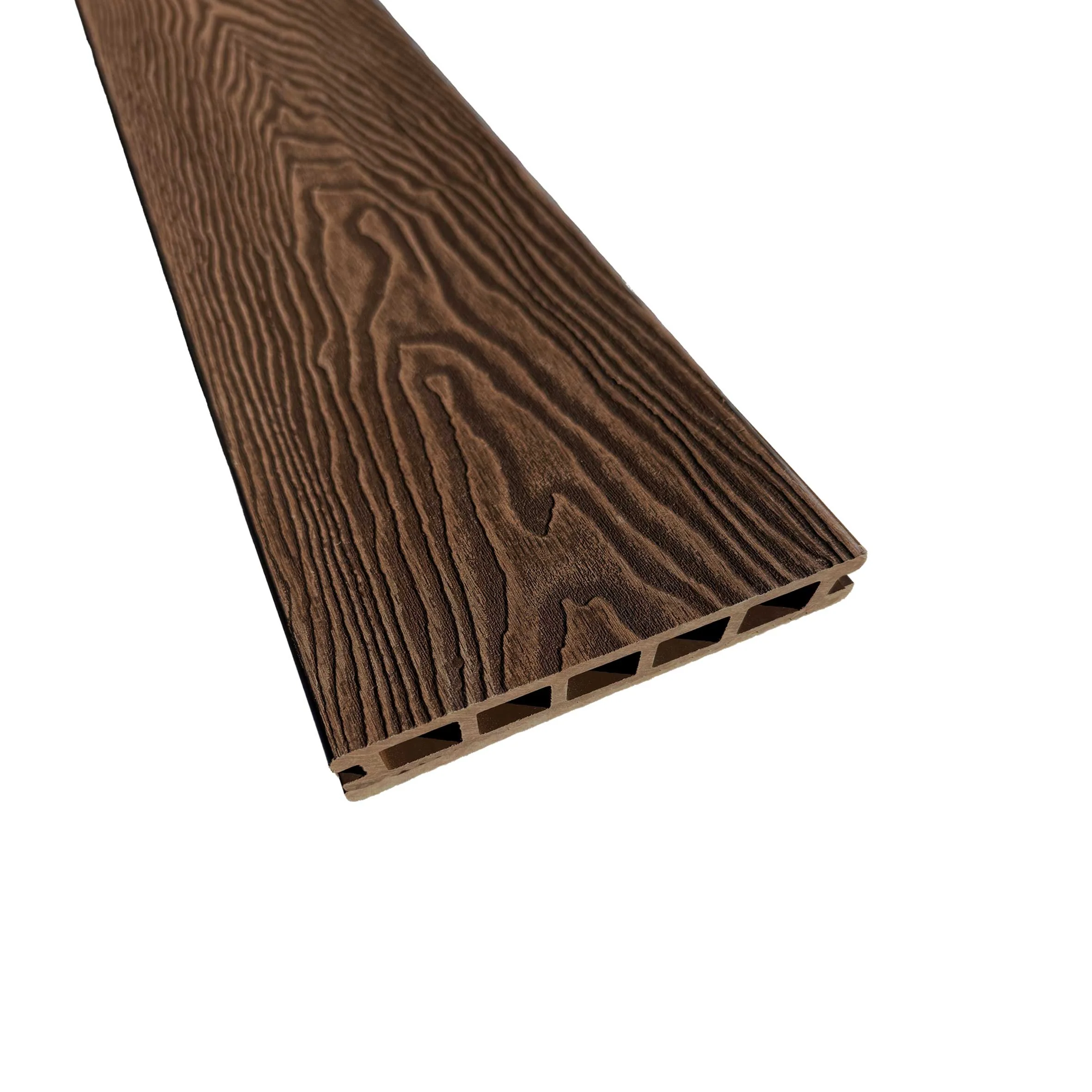 3.6M Brown Composite Decking Board - Image 3