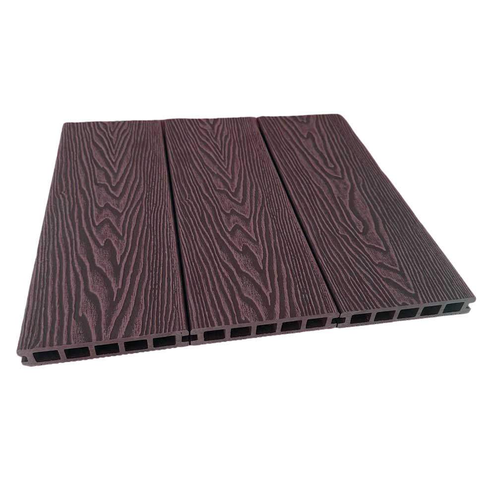 3.6M Brown Composite Decking Board - Image 5