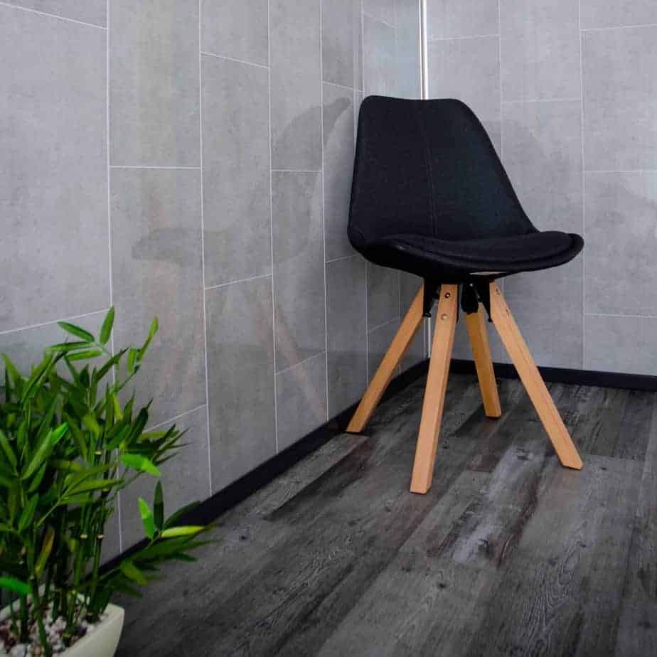 8mm Modern Grey Tile Effect Bathroom Wall Panel - Pack of 4 - Image 6