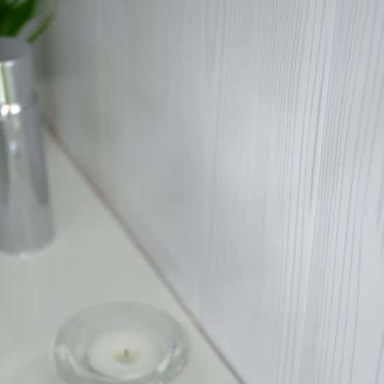 8mm White Wood Matt Bathroom Wall & Ceiling Panel - Pack of 4 - Image 5