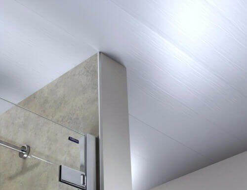 8mm White Wood Matt Bathroom Wall & Ceiling Panel - Pack of 4 - Image 7