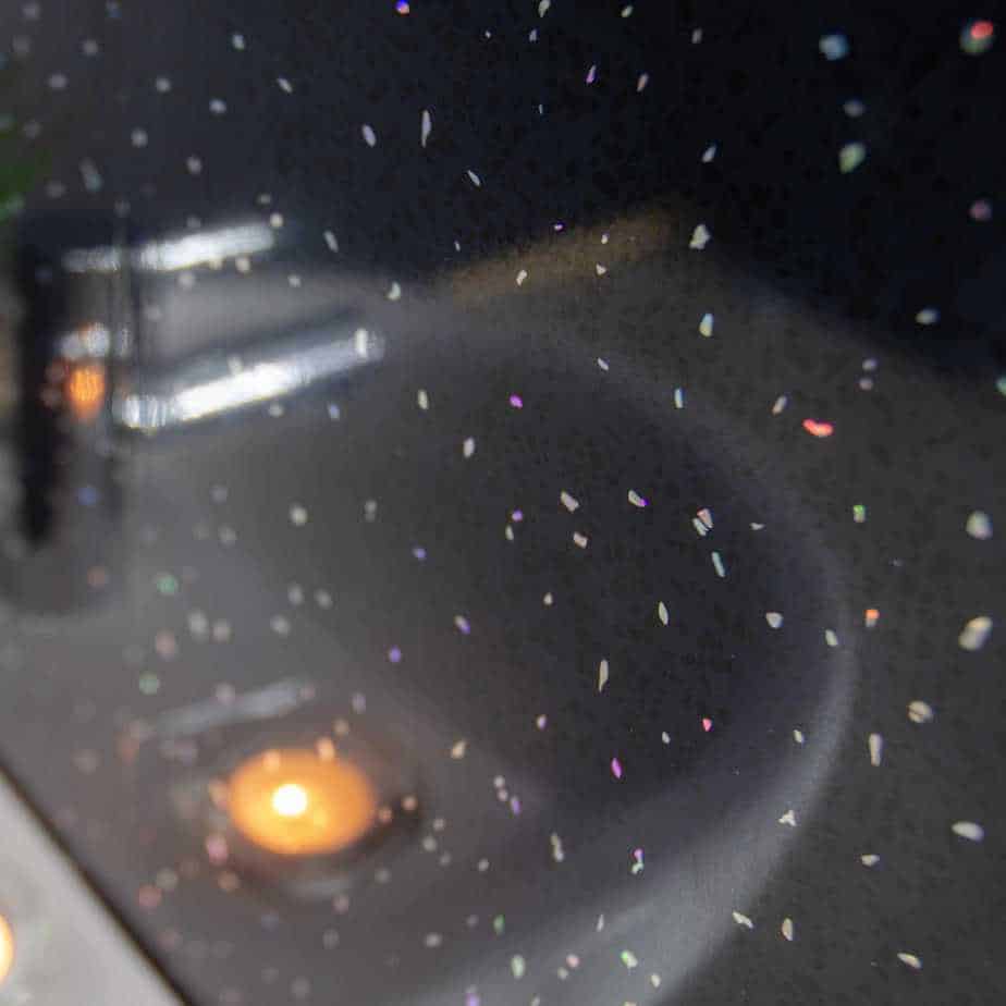 10mm Black Sparkle Gloss Shower Panel 1M x 2.4M - Image 6