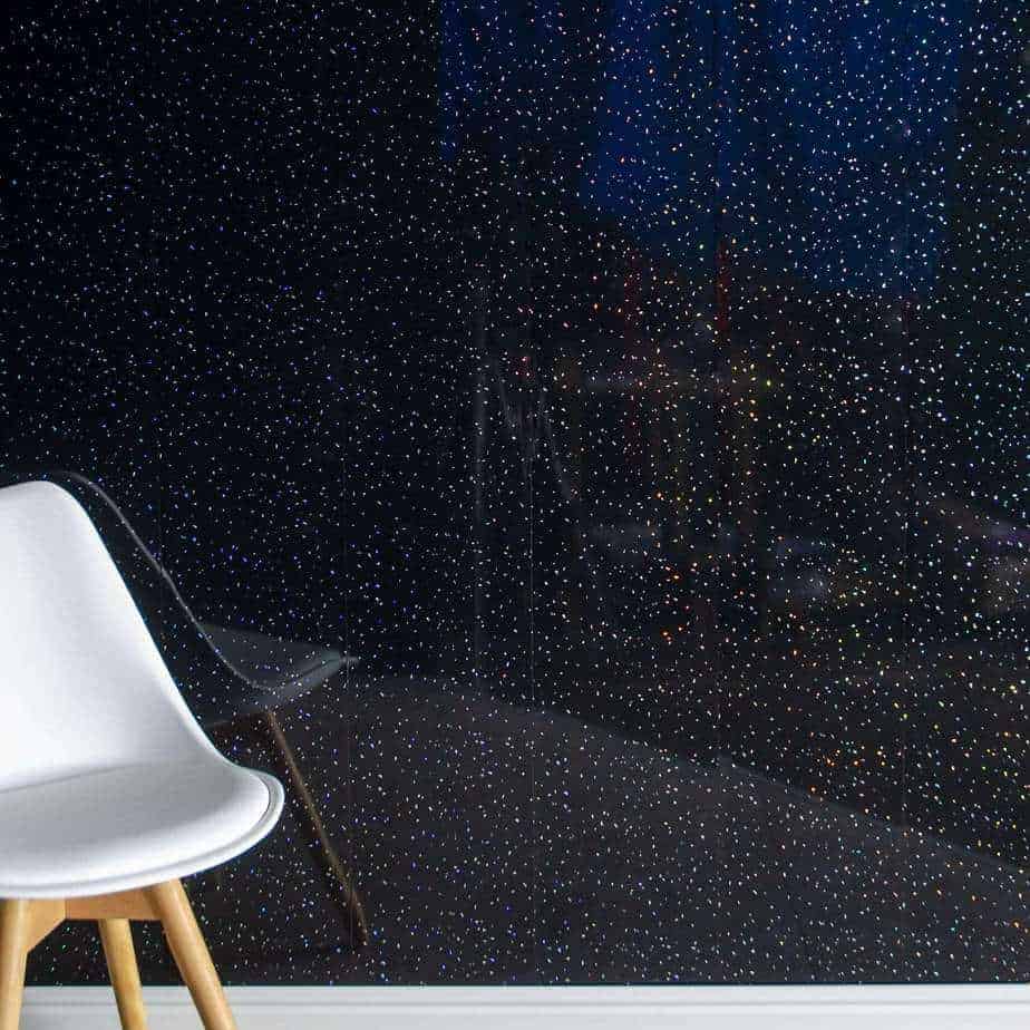 10mm Black Sparkle Gloss Shower Panel 1M x 2.4M - Image 8