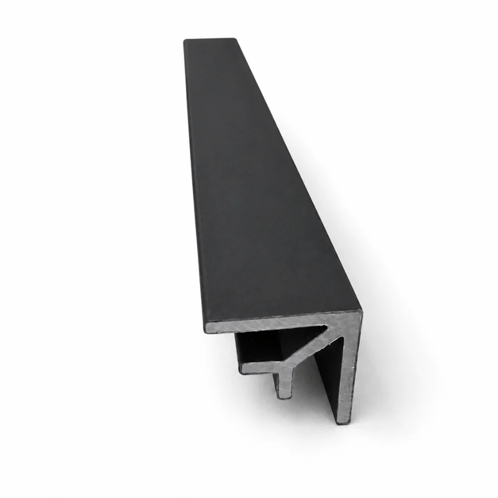 2.6M Black Ash WPC Cladding External Corner Trim - Image 3
