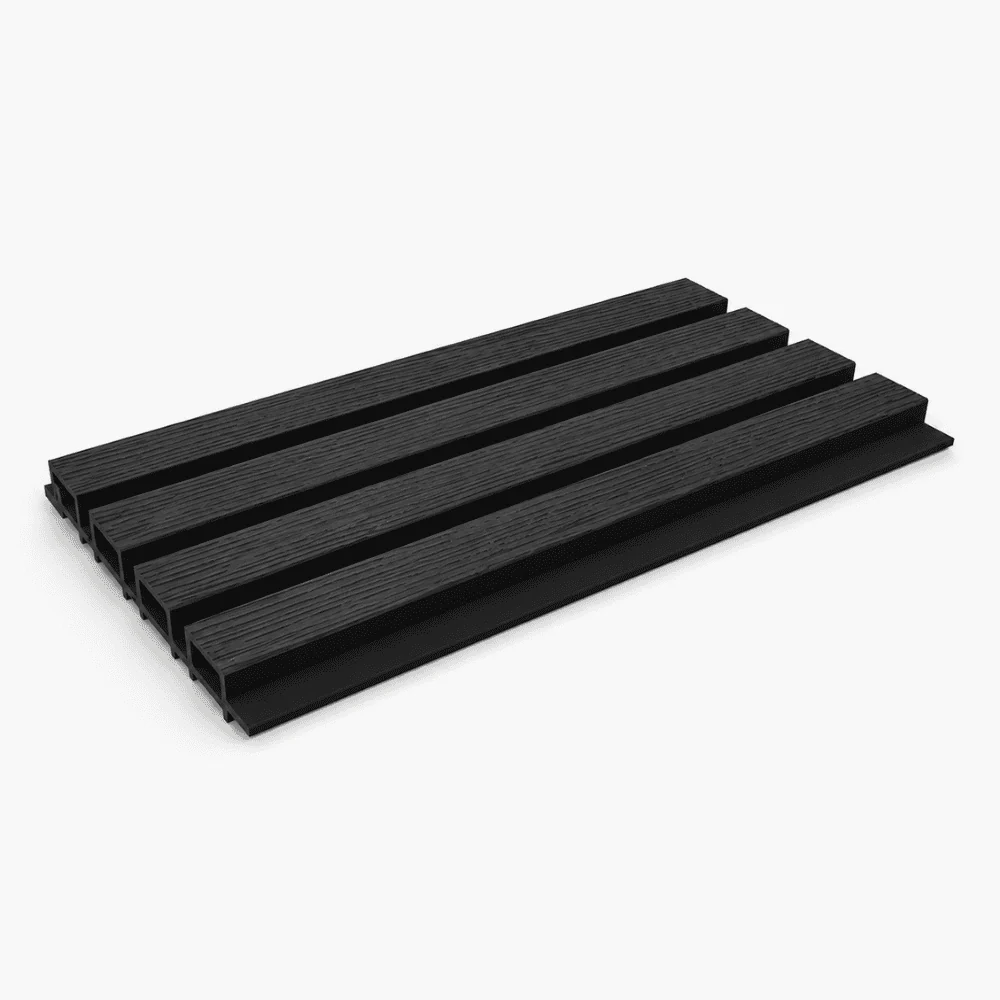 2.6M Black Ash WPC Exterior Wall Cladding - Image 5