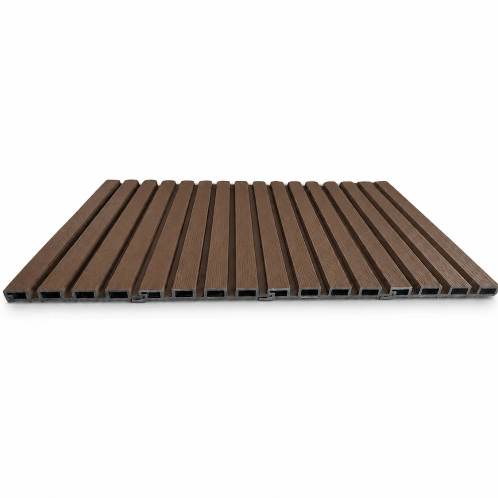 2.6M Rosewood WPC Exterior Wall Cladding - Image 3