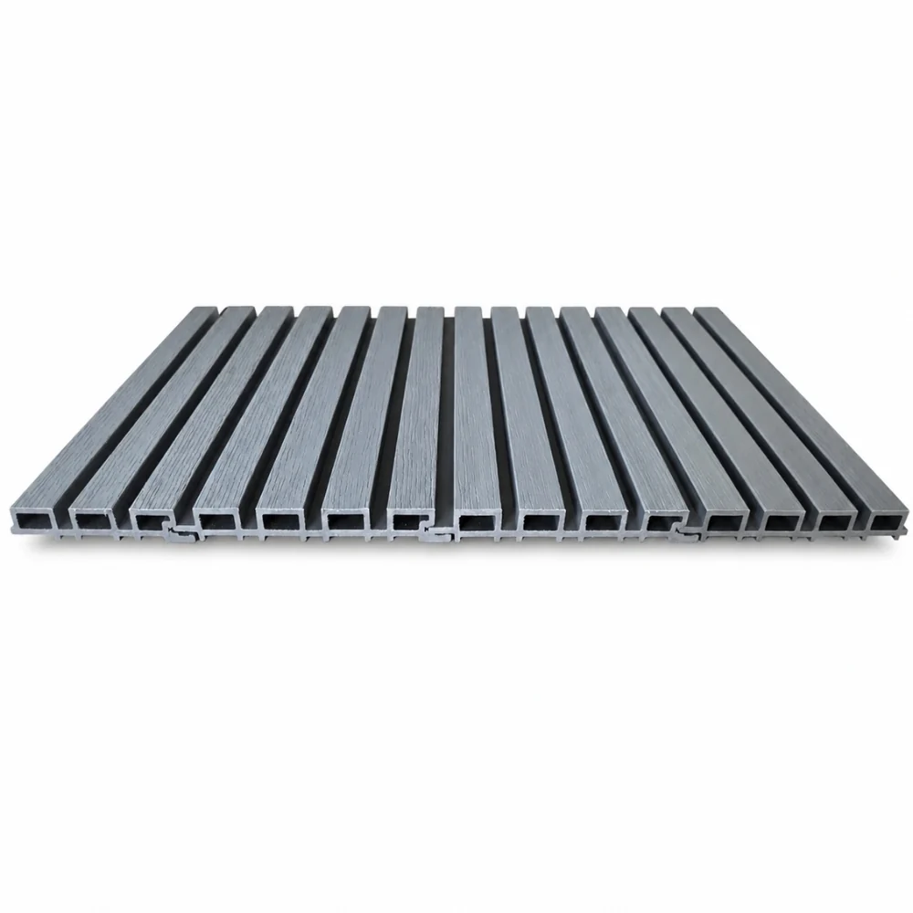 2.6M Silver Grey WPC Exterior Wall Cladding - Image 3