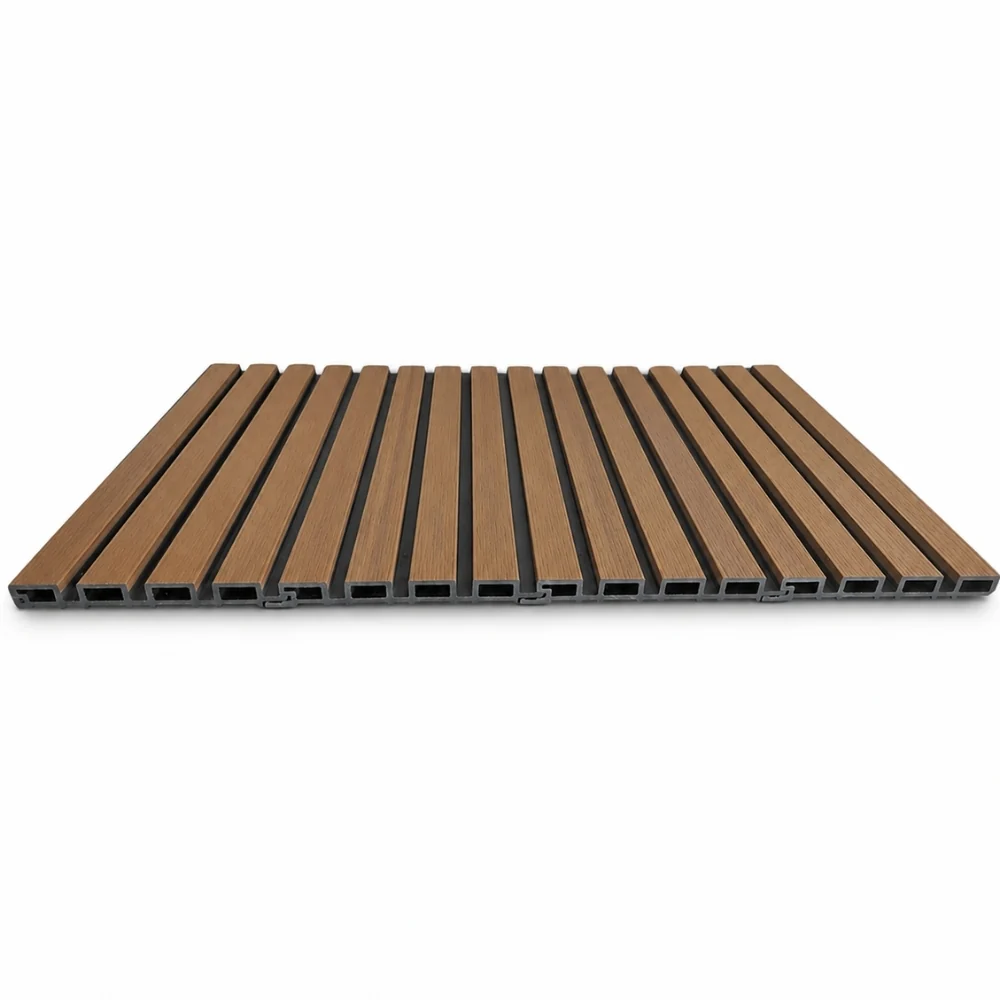 2.6M Teak WPC Exterior Wall Cladding - Image 3