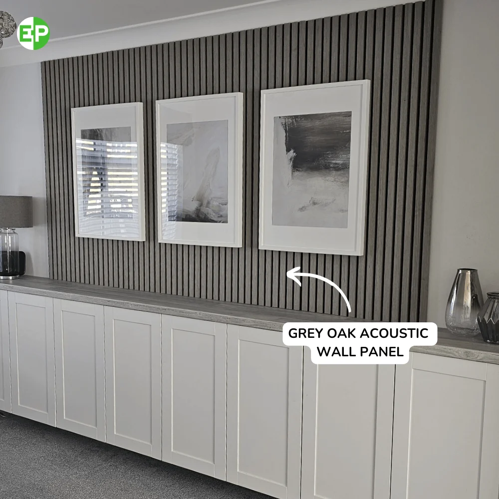 Grey Oak Acoustic Wall Panel - Image 10