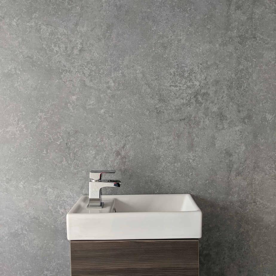 10mm Light Concrete Matt Shower Panel 1M x 2.4M - Image 7