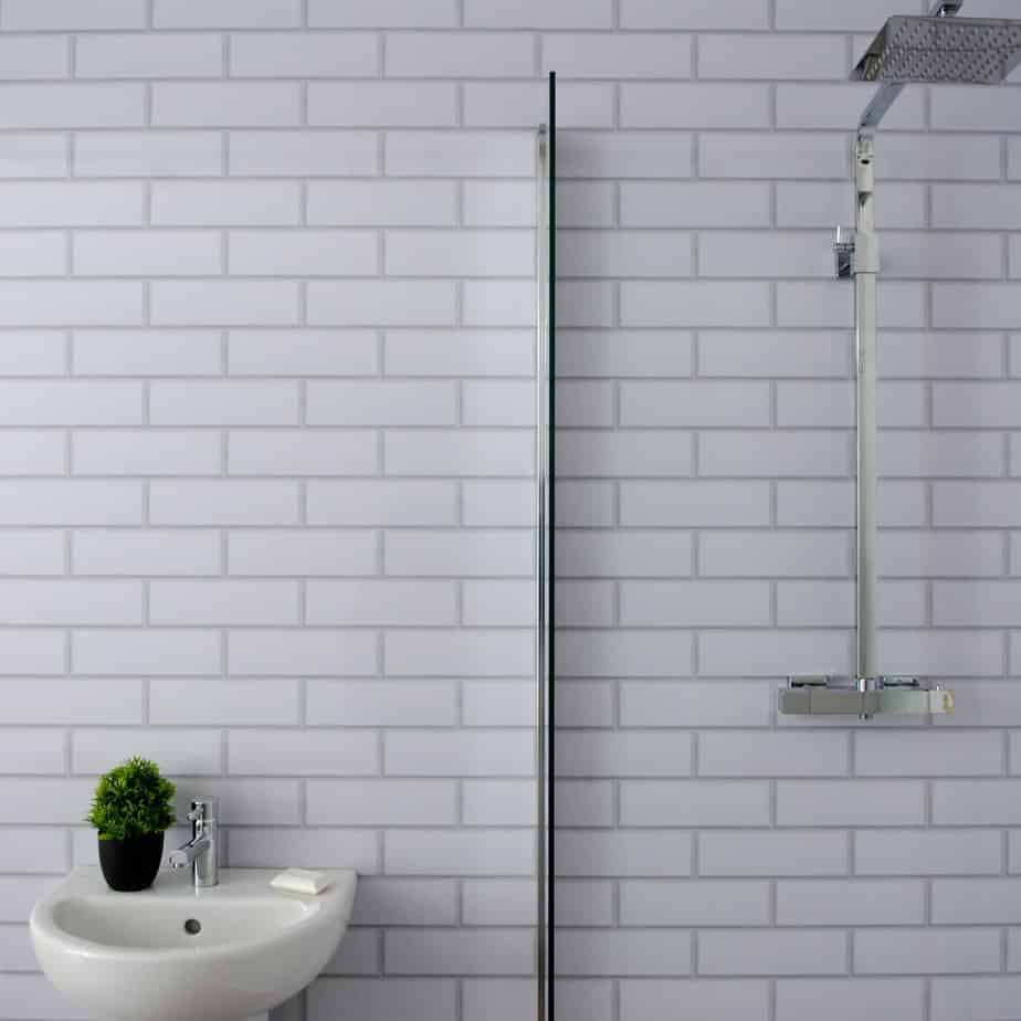 10mm London Tile Gloss Shower Panel 1M x 2.4M - Image 7