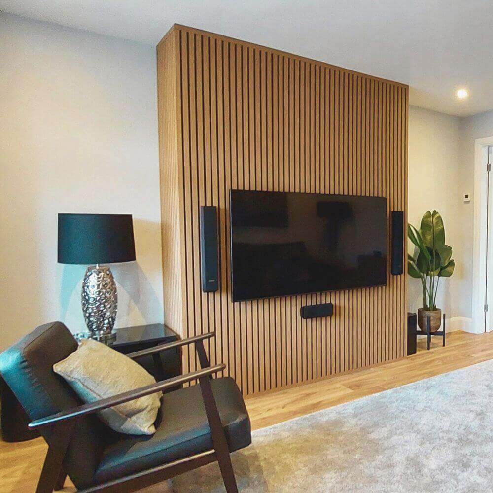 Natural Oak Acoustic Wall Panel - Image 4