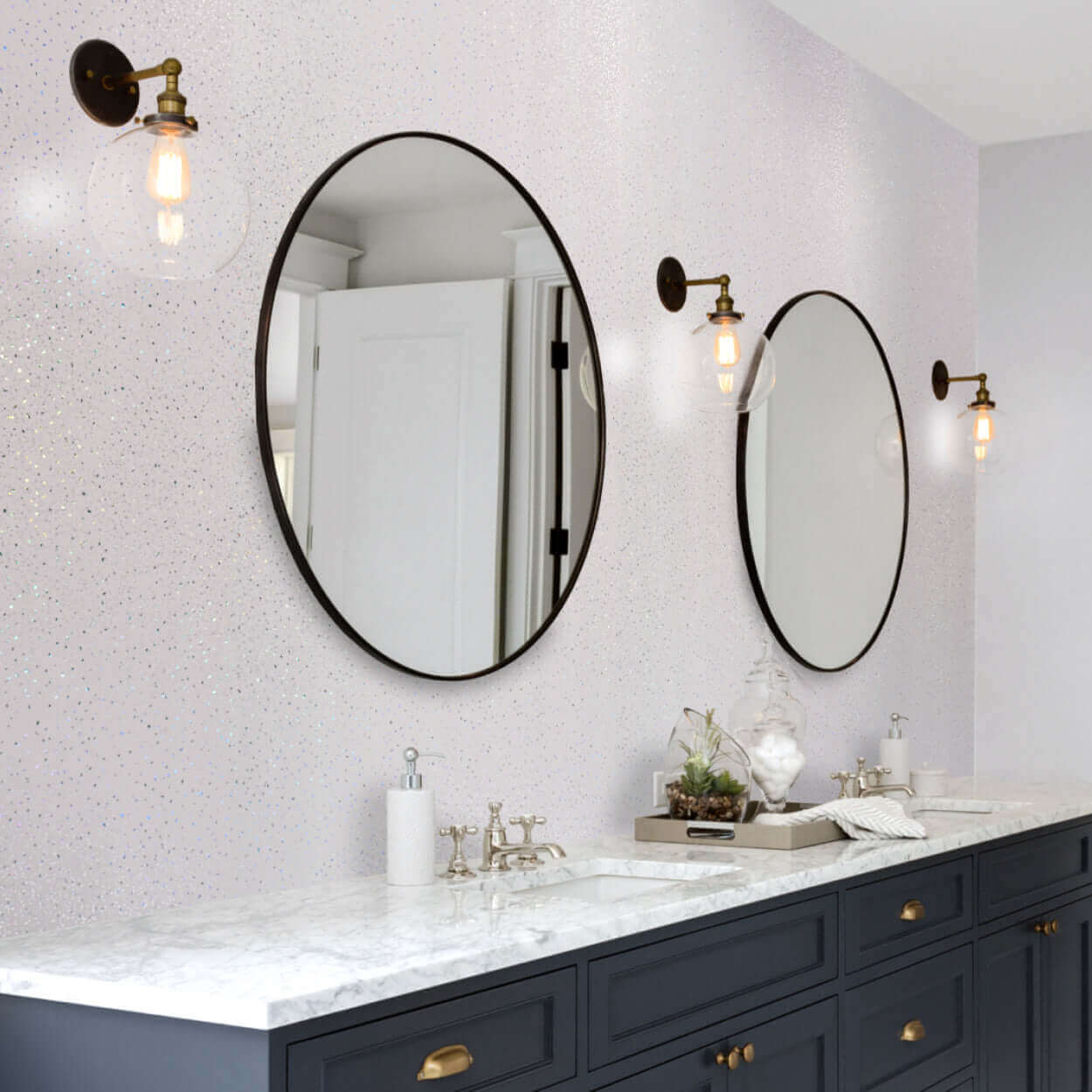 10mm Platinum White Sparkle Gloss Shower Panel 1M x 2.4M - Image 10