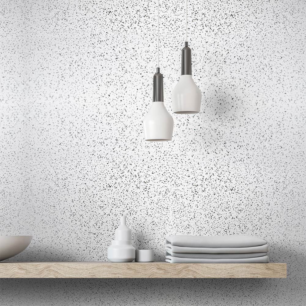 10mm Platinum White Sparkle Gloss Shower Panel 1M x 2.4M - Image 3