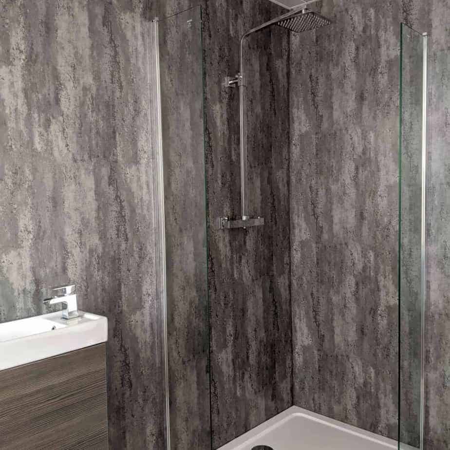 10mm Polished Concrete Matt Shower Panel 1M x 2.4M - Image 3