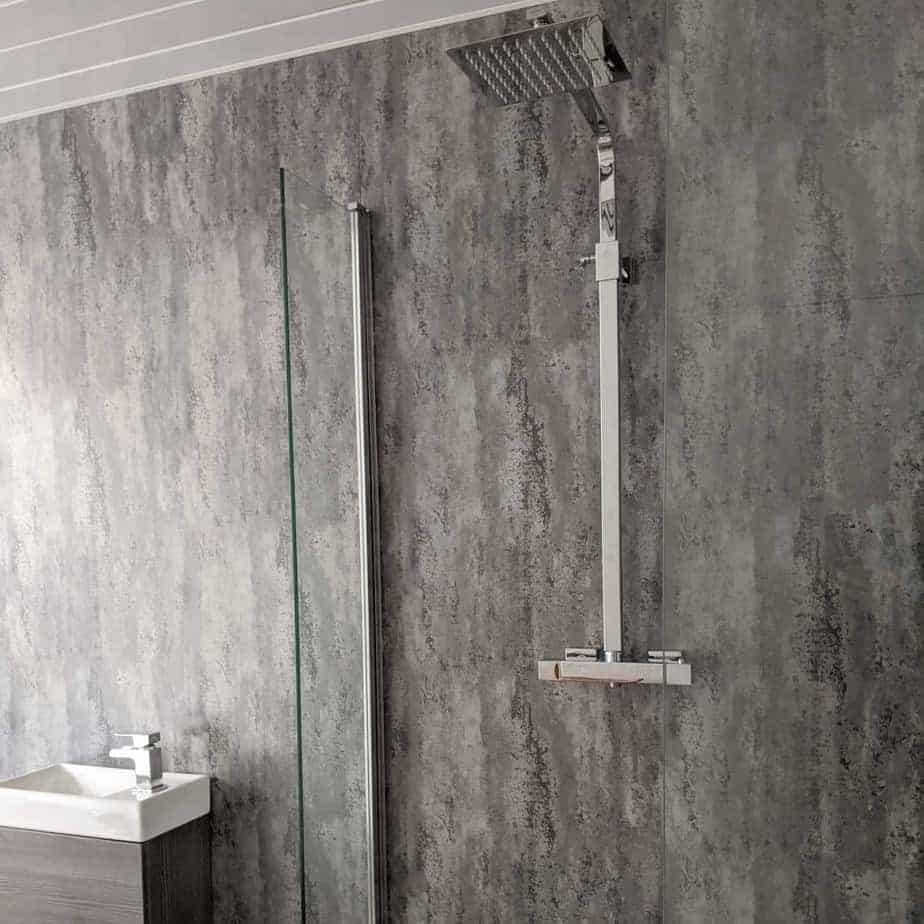 10mm Polished Concrete Matt Shower Panel 1M x 2.4M - Image 6