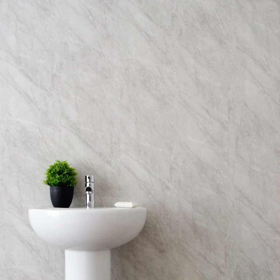10mm Storm Grey Marble Gloss Shower Panel 1M x 2.4M - Image 4