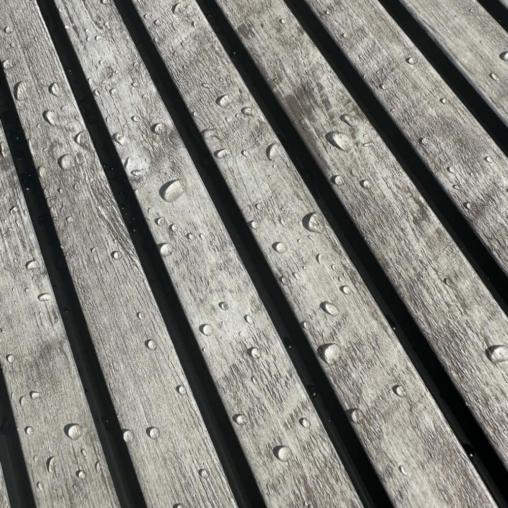 Weathered Grey AquaGuard Slat Wall Panel (Pack of 2) - Image 3
