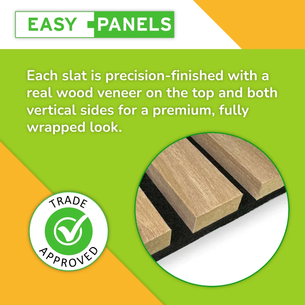 Grey Oak Acoustic Wall Panel - Image 5